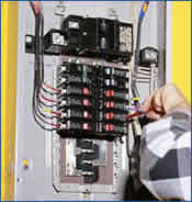      <img src="Electrical panel" alt="electrical panel with breakers" /> 
